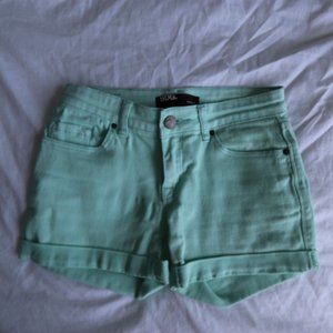 Urban Outfitters BDG Mint Green Denim Shortie- 24